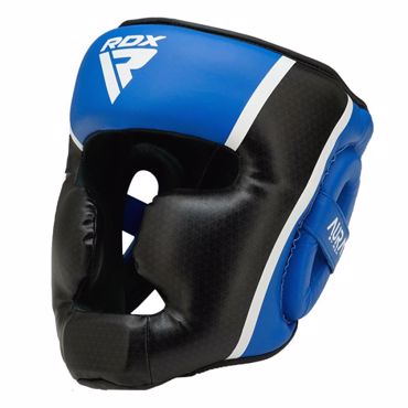  RDX aura plus t-17 headguard - black/blue